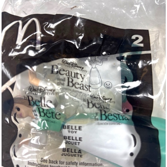 2002 McDonalds Beauty And The Beast Happy Meal Toys Full Set Plus - Picture 4 of 10